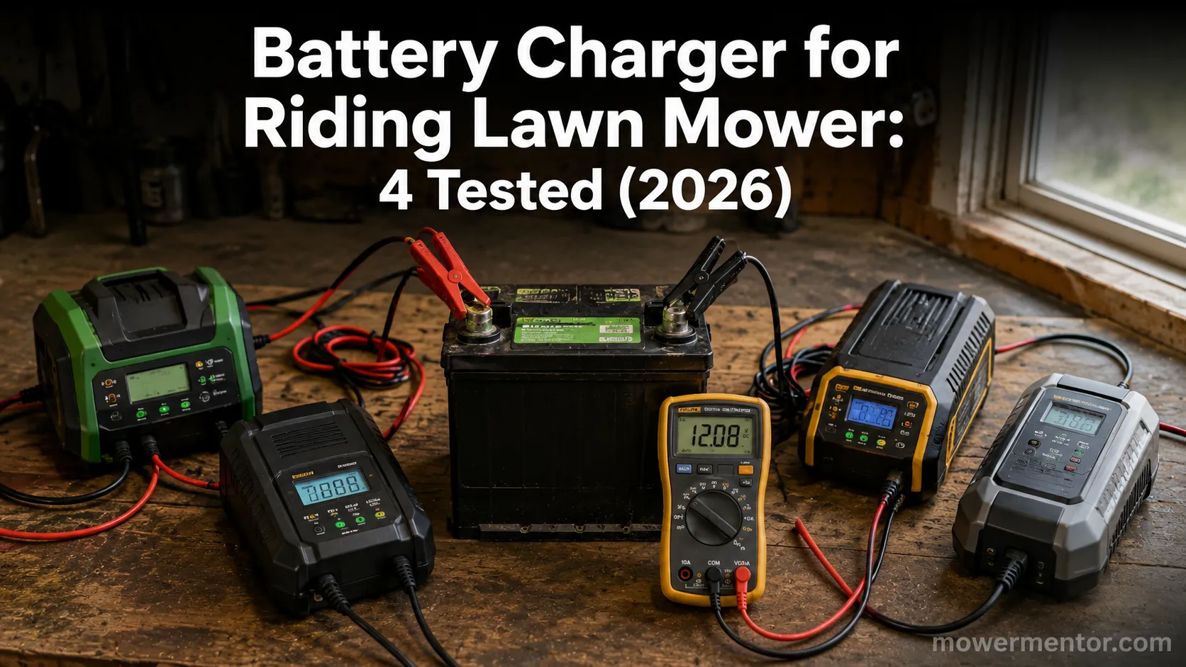 Battery Charger for Riding Lawn Mower: 4 Tested (2026)