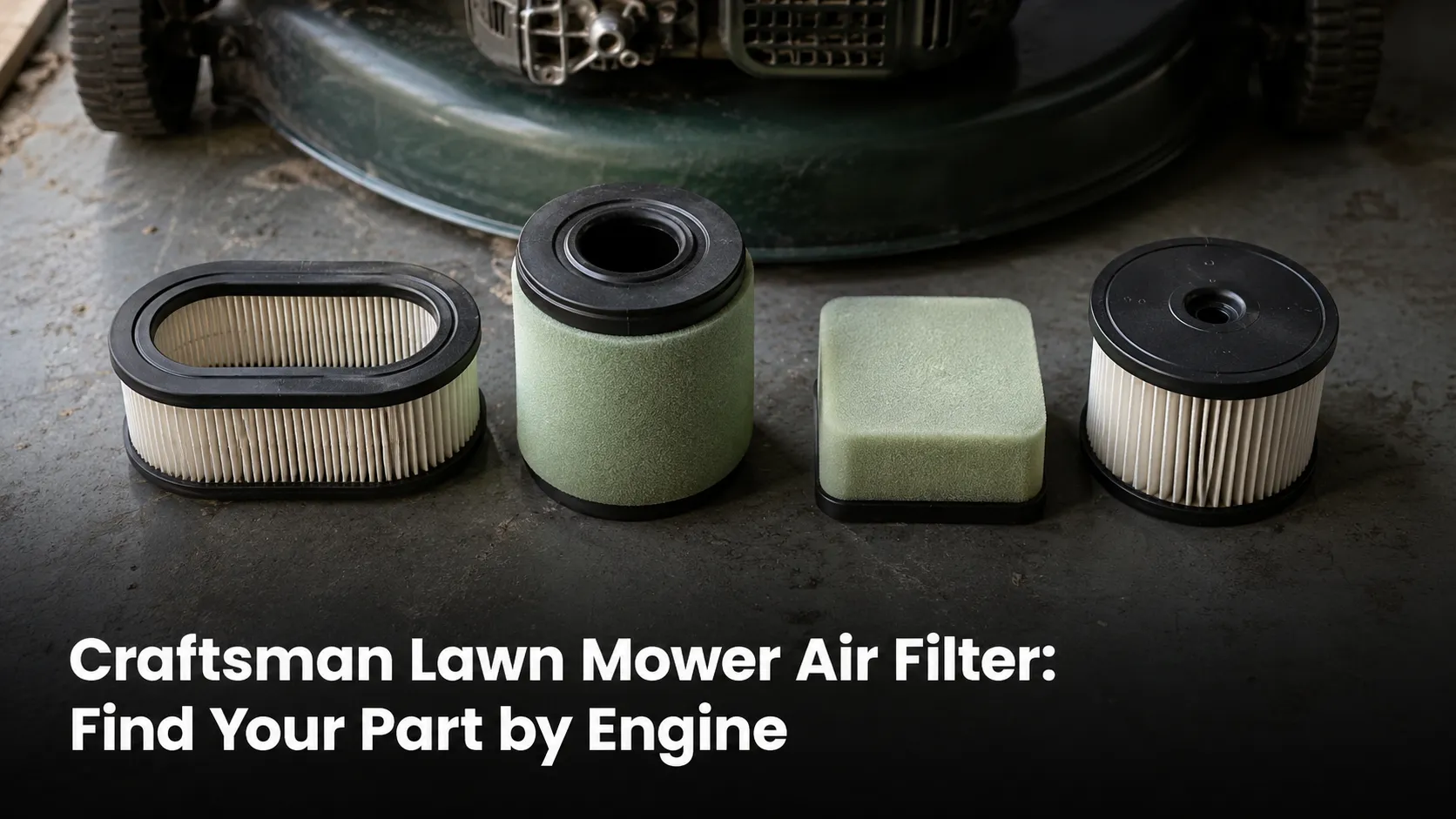 Craftsman Lawn Mower Air Filter: Find Your Part by Engine