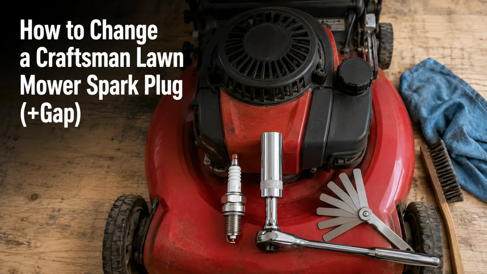How to Change a Craftsman Lawn Mower Spark Plug (+Gap)
