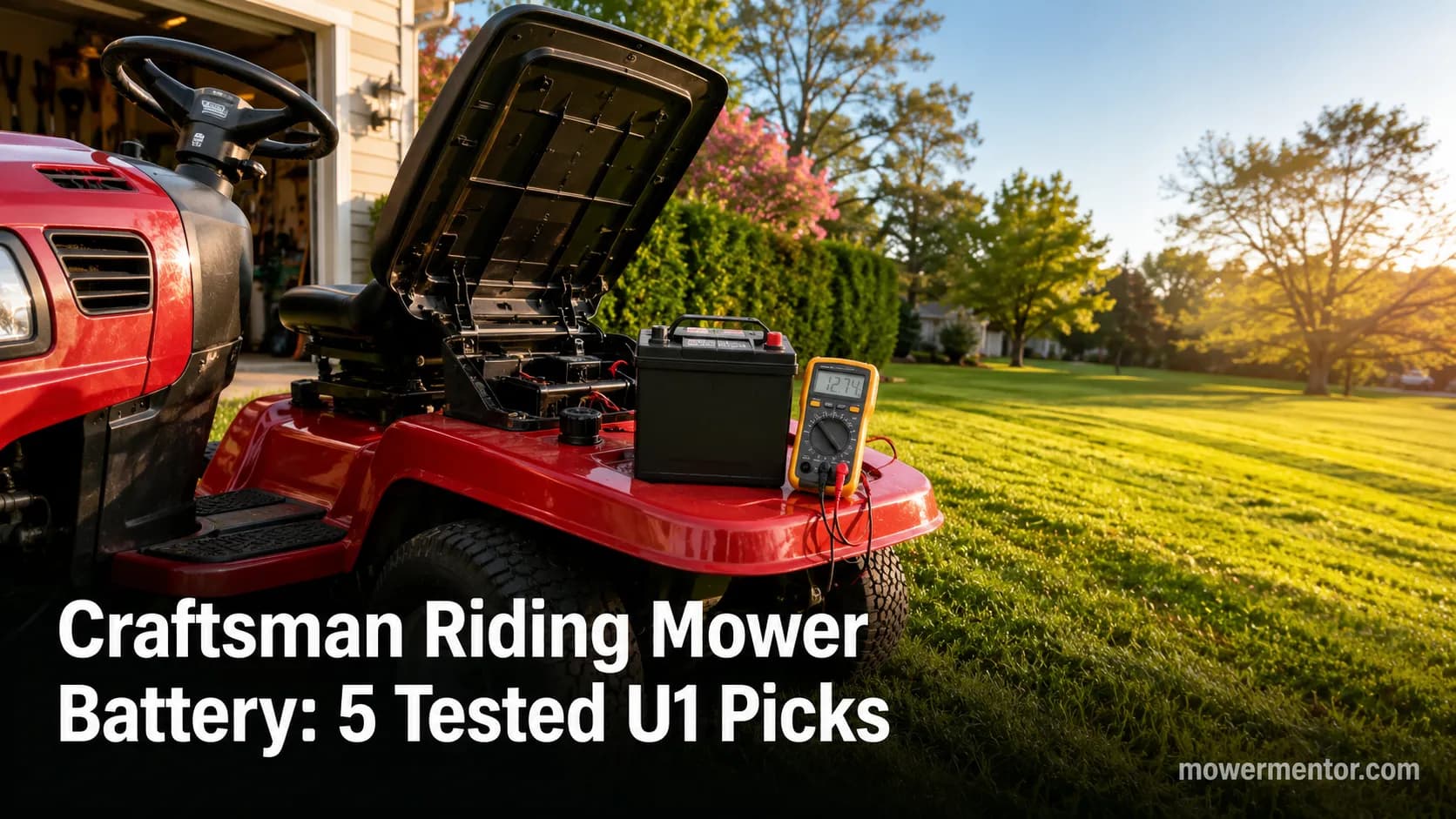 Craftsman Riding Mower Battery: 5 Tested U1 Picks