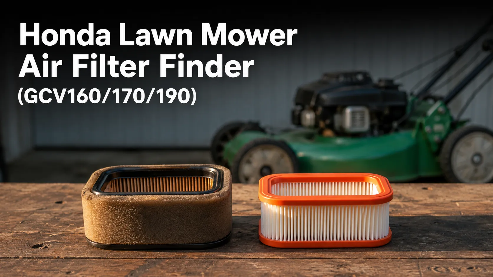 Honda Lawn Mower Air Filter Finder (GCV160/170/190)