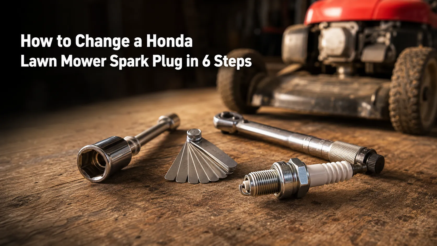 How to Change a Honda Lawn Mower Spark Plug in 6 Steps
