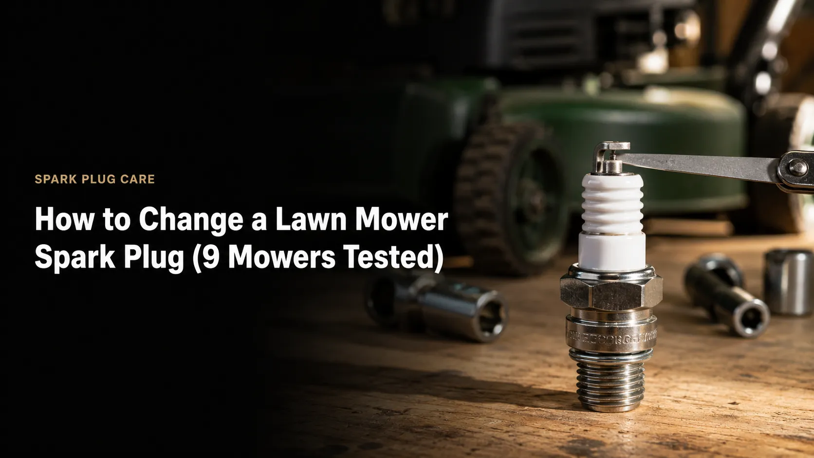 How to Change a Lawn Mower Spark Plug (9 Mowers Tested)