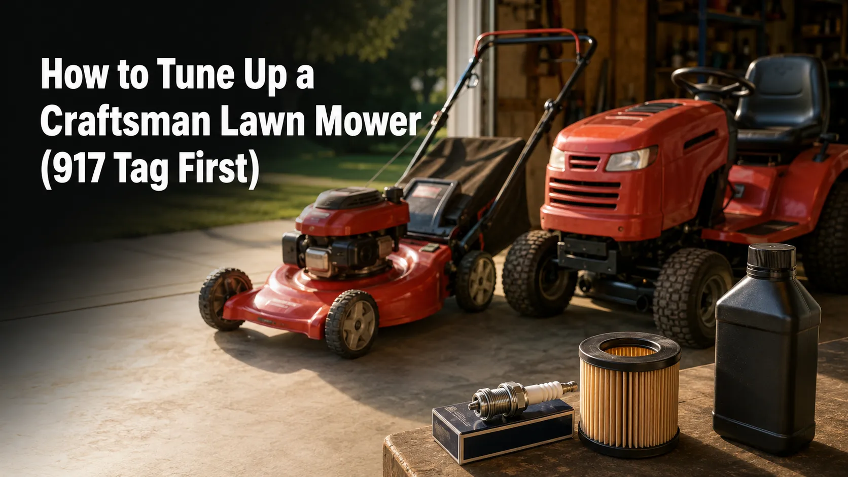 How to Tune Up a Craftsman Lawn Mower (917 Tag First)