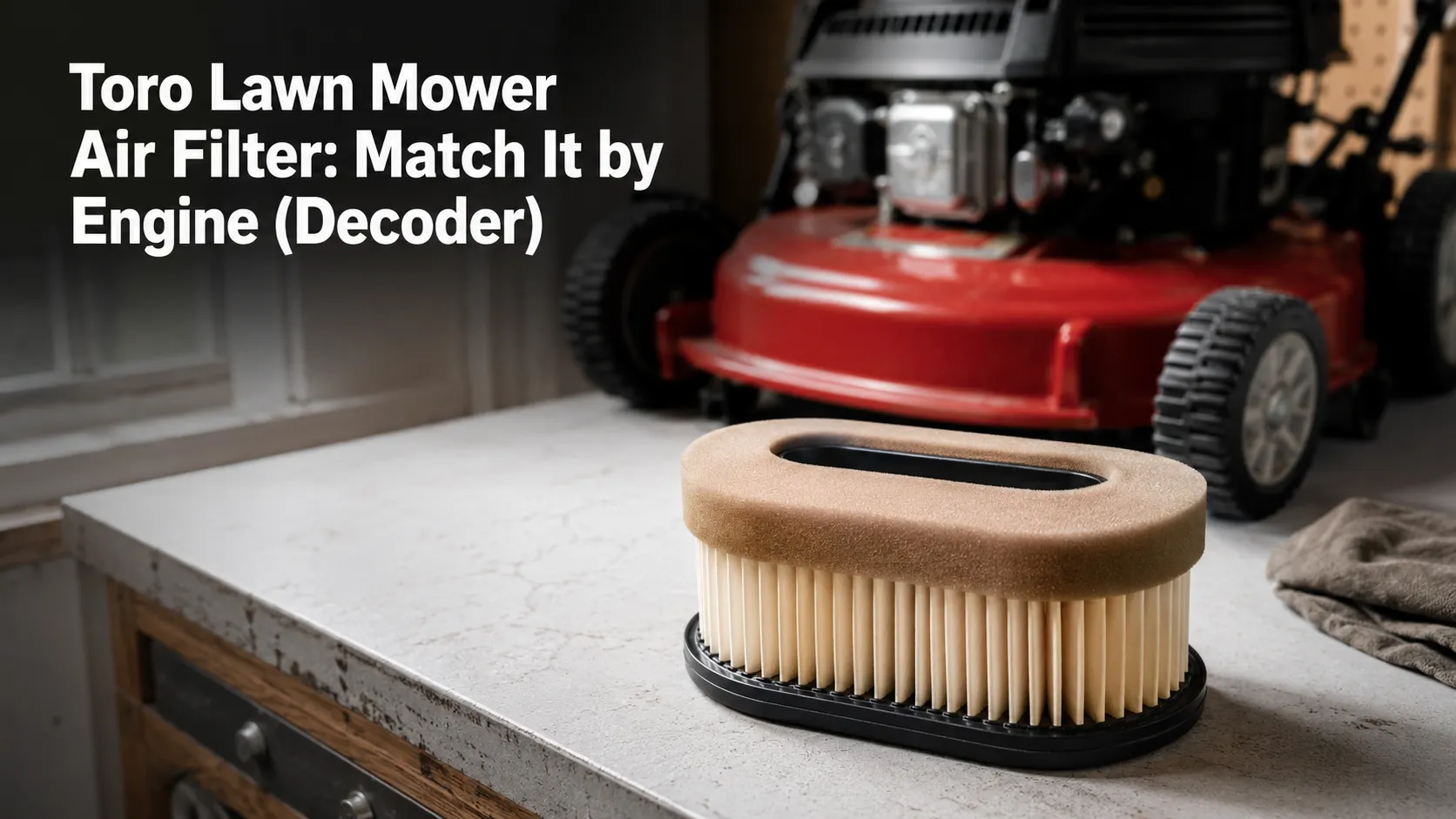 Toro Lawn Mower Air Filter: Match It by Engine (Decoder)