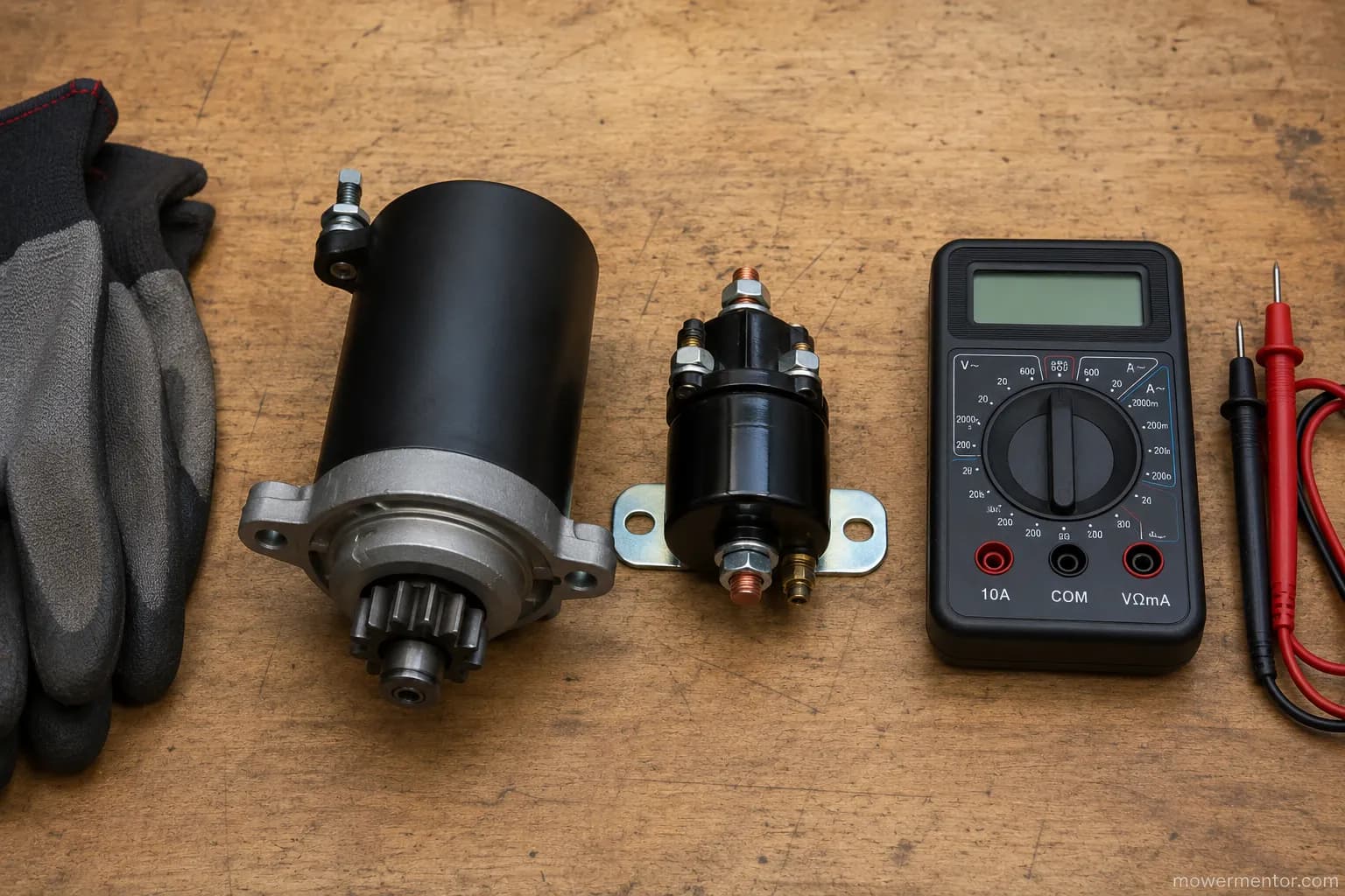 New Craftsman riding mower starter and solenoid parts with price context.
