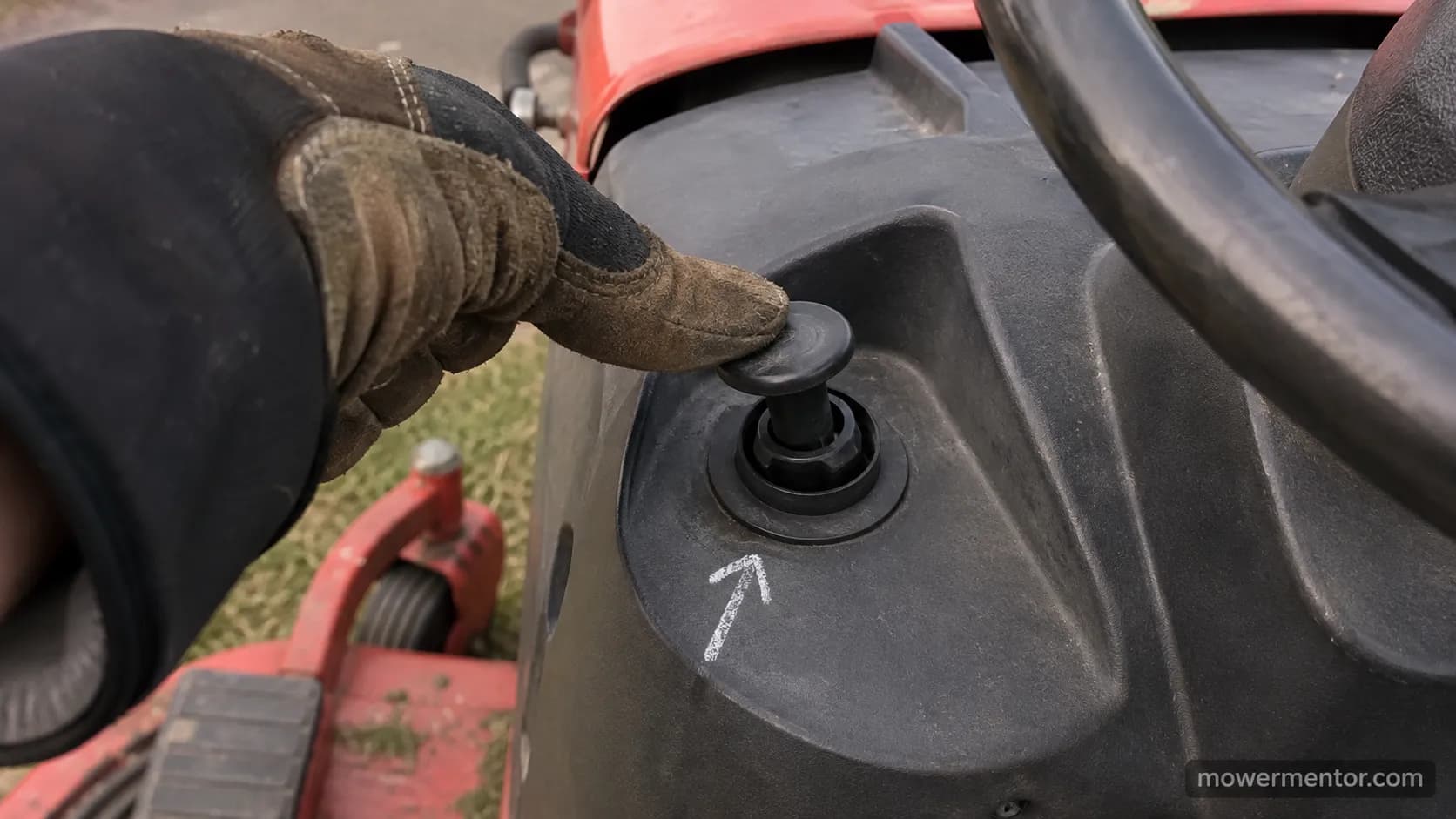 riding mower PTO switch not fully off preventing the engine from starting