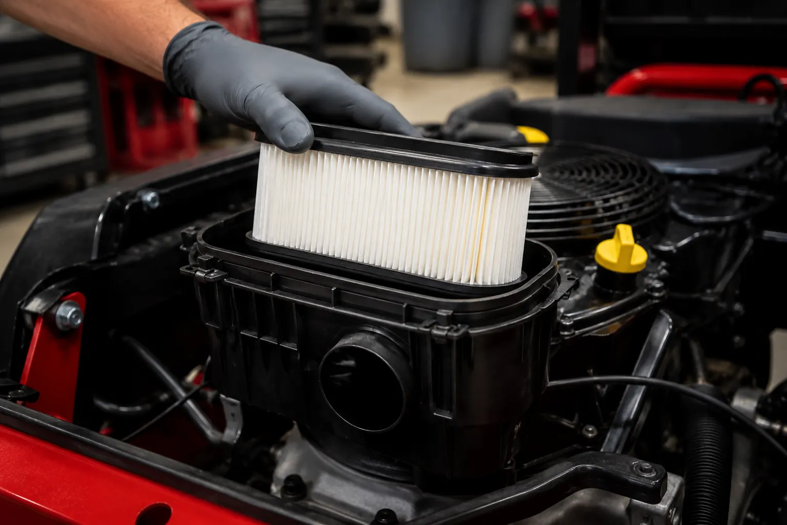 timecutter-heavy-duty-air-cleaner-housing-installation